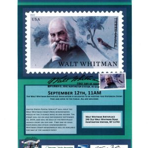 First Day of Issue Stamped Flyer